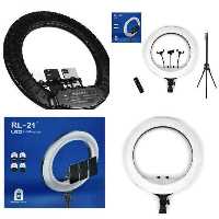 رینگ لایت مدل RL-21 به همراه سه پایه)(اصلی)