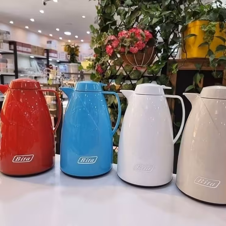 فلاکس 2لیتری مارک بیتا داخل شیشه کیفیت عالی مناسب برای چای و اب جوش رنگ بندی