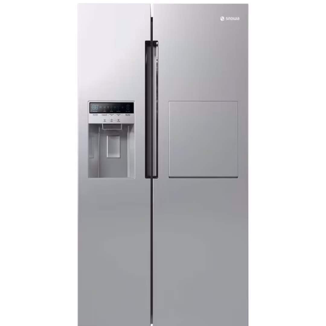 یخچال فریزر ساید بای ساید 32 فوت اسنوا مدل 2340SS استیل با گارانتی انتخاب سرویس