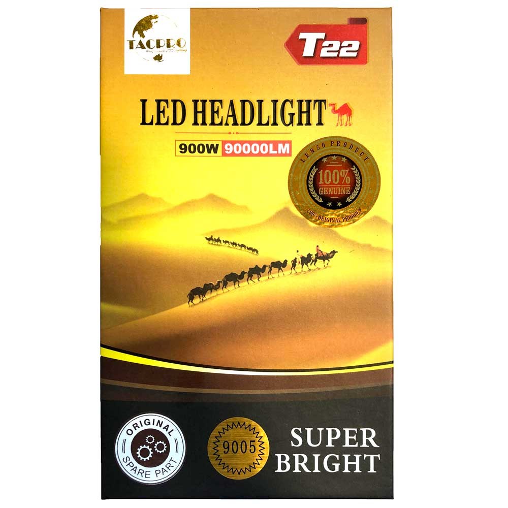 لامپ هدلایت خودرو پایه 9005 لنزو T22
