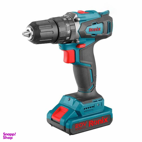 دریل پیچ گوشتی شارژی براشلس رونیکس مدل 8900 باتری 20 ولت