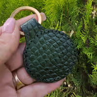 ایینه چرم و جا کلیدی