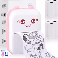 پرینتر همراه بلوتوثی طرح گربه