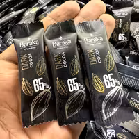 شکلات تلخ باراکا 65درصد 3گرمی خوشمزه 500 گرم آجیل و خشکبار مهران 