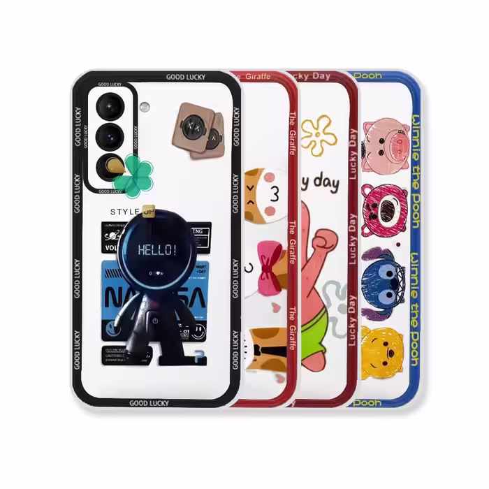 قاب دیزنی گوشی سامسونگ Samsung S21 FE 5G با بند آویز لنیارد