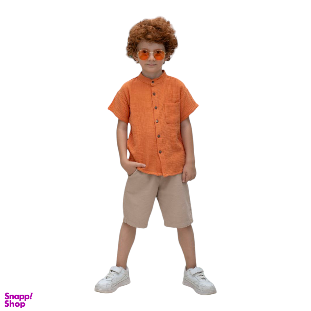 ست بلوز و شلوارک پسرانه کد 109