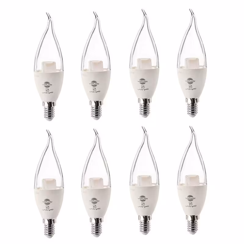 اشکی کم مصرف 6 وات پارس شهاب E14 بسته 8 عددی