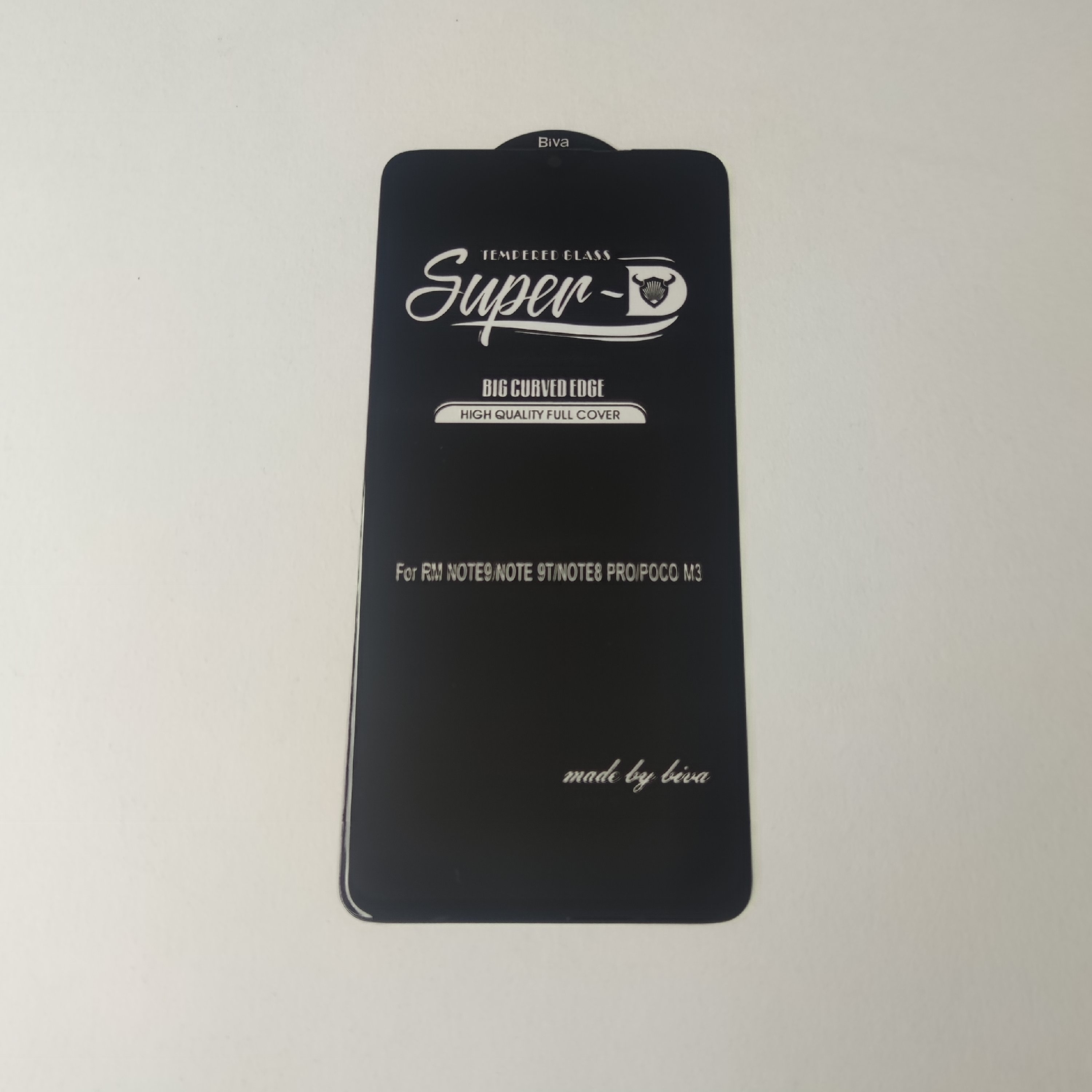 محافظ صفحه نمایش شیشه ای شفاف مدل Super D برند میتوبل مناسب برای گوشی موبایل شیائومی note 9T