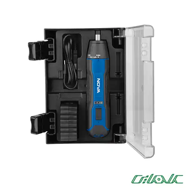 پیچ گوشتی شارژی نووا مدل 7435 (3.6 ولت و 33 پارچه)