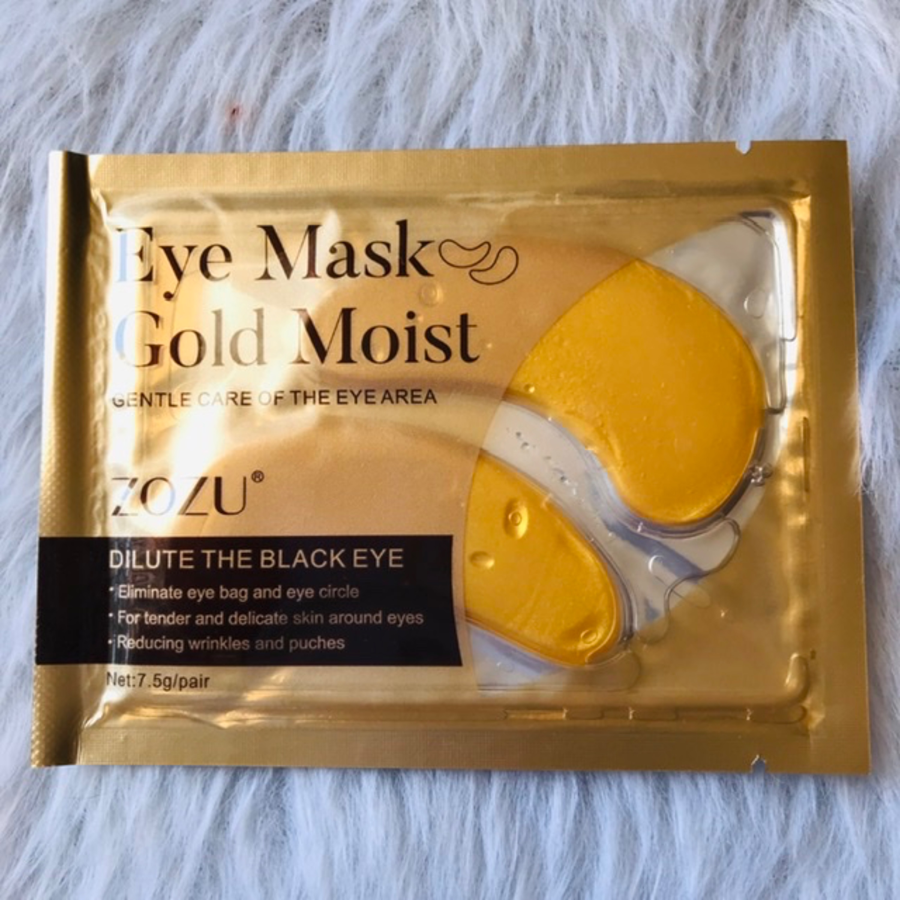 ماسک ورقه ای دورچشم طلا