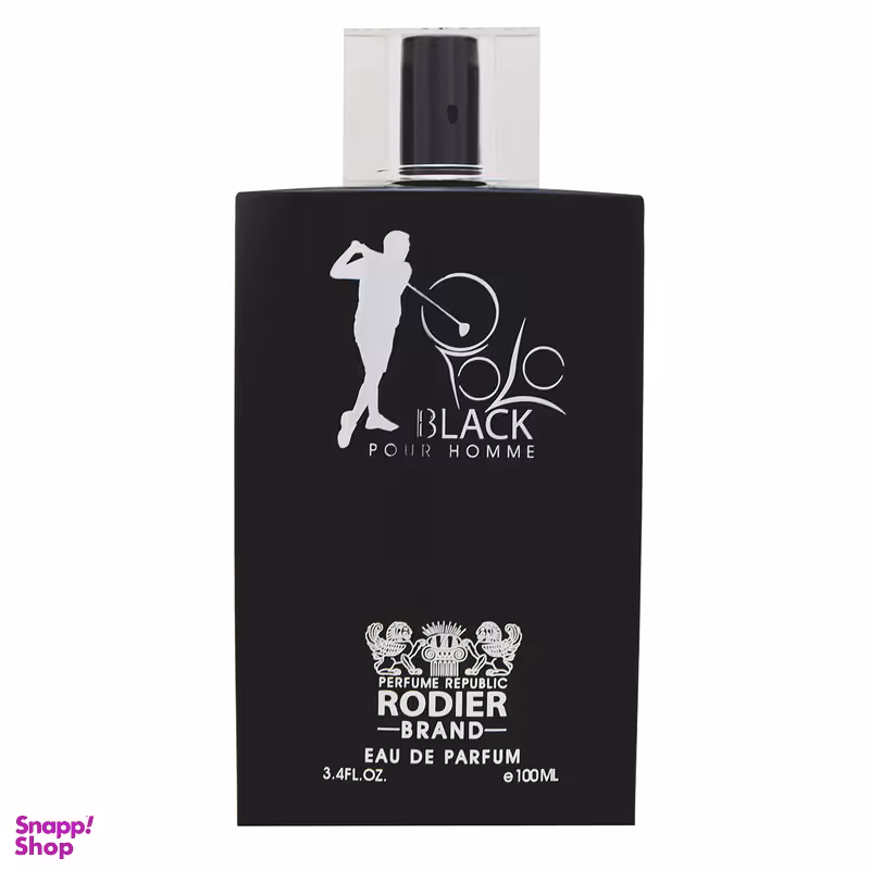ادو پرفیوم مردانه رودیر مدل Polo Black حجم 100 میلی‌لیتر