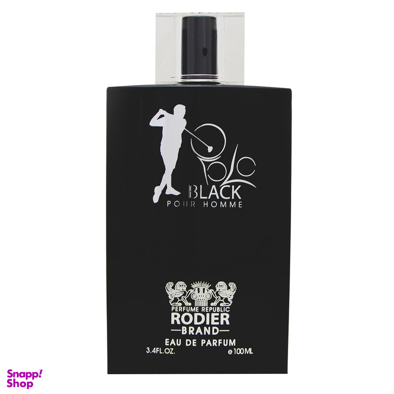 ادو پرفیوم مردانه رودیر مدل Polo Black حجم 100 میلی‌لیتر