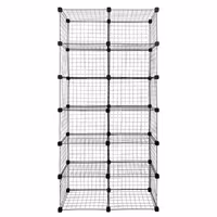 ست قفسه مشبک شش طبقه در دو ردیف سایز 32x32(ارسال پس کرایه و به عهده مشتری)