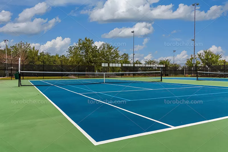 عکس زمین تنیس | گرافیک با طعم تربچه