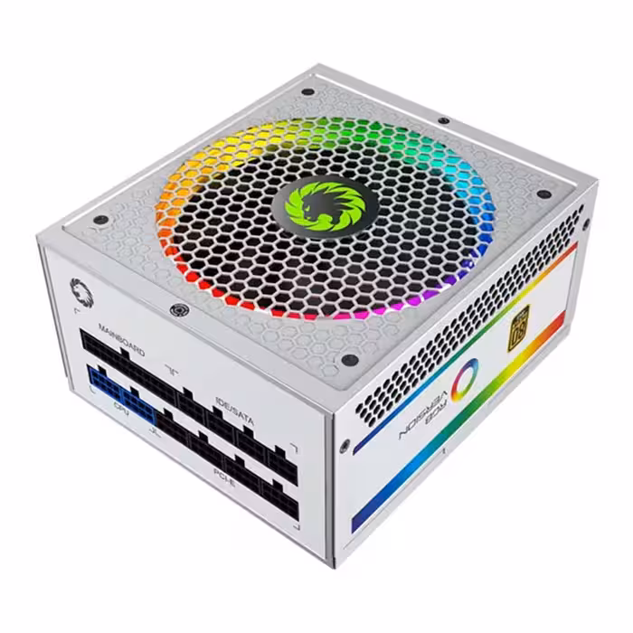 قیمت و خرید پاور کامپیوتر 850 وات تمام ماژولار گیم مکس مدل RGB850 Gold White | یاس ارتباط