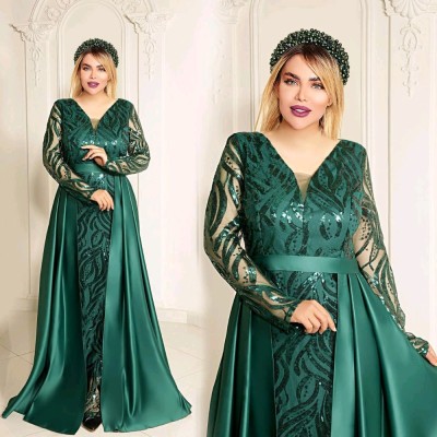 پیراهن مهمانی زنانه ساتن مدل پیراهن ماکسی مجلسی ستایش حریر پولک دوزی