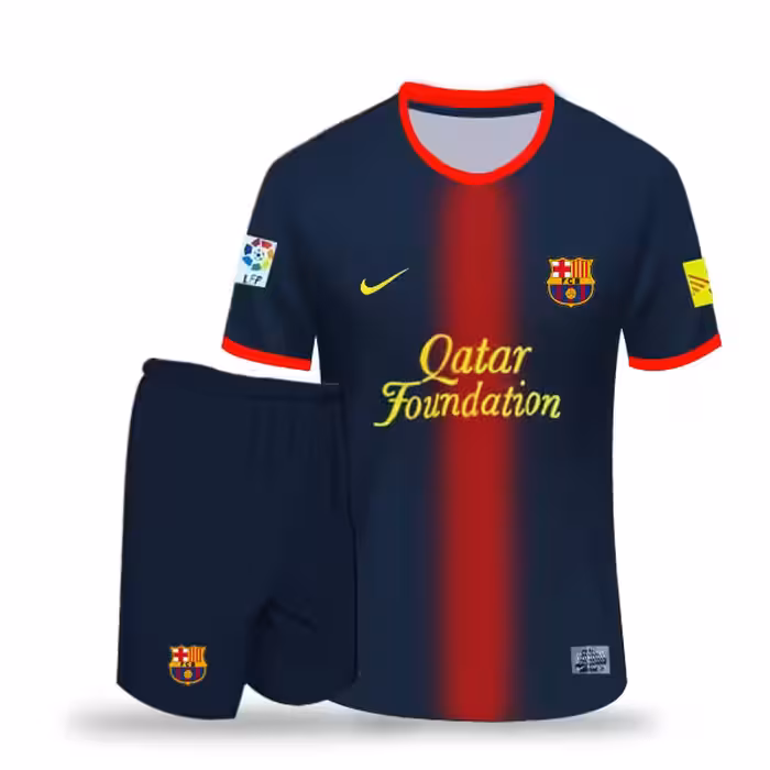 پیراهن و شورت کلاسیک بارسلونا 2012
