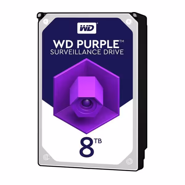 هارددیسک اینترنال وسترن دیجیتال مدل Purple  ظرفیت 8 ترابایت