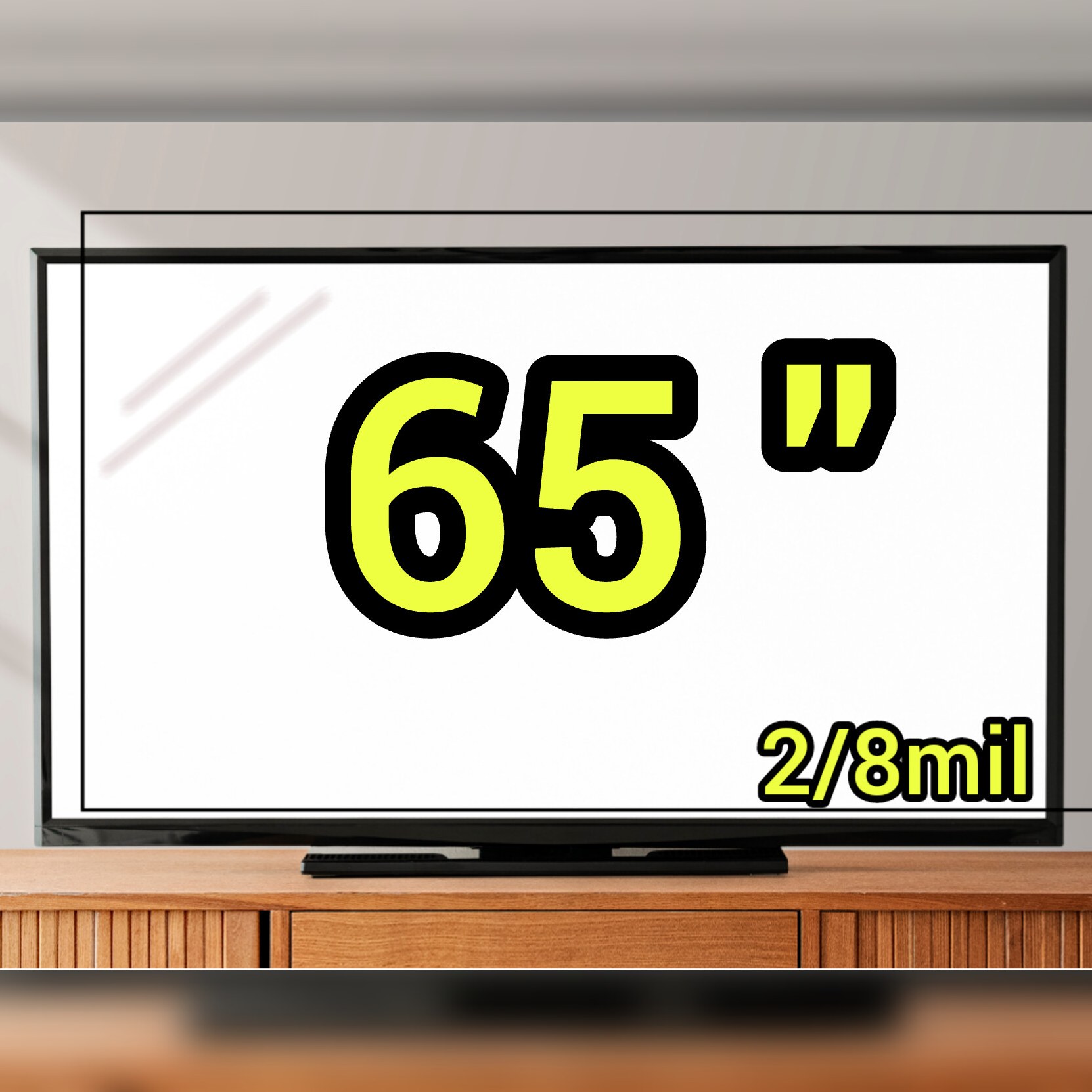محافظ صفحه تلویزیون2،8میل تایوان 65اینچ(ارسال پس کرایه)