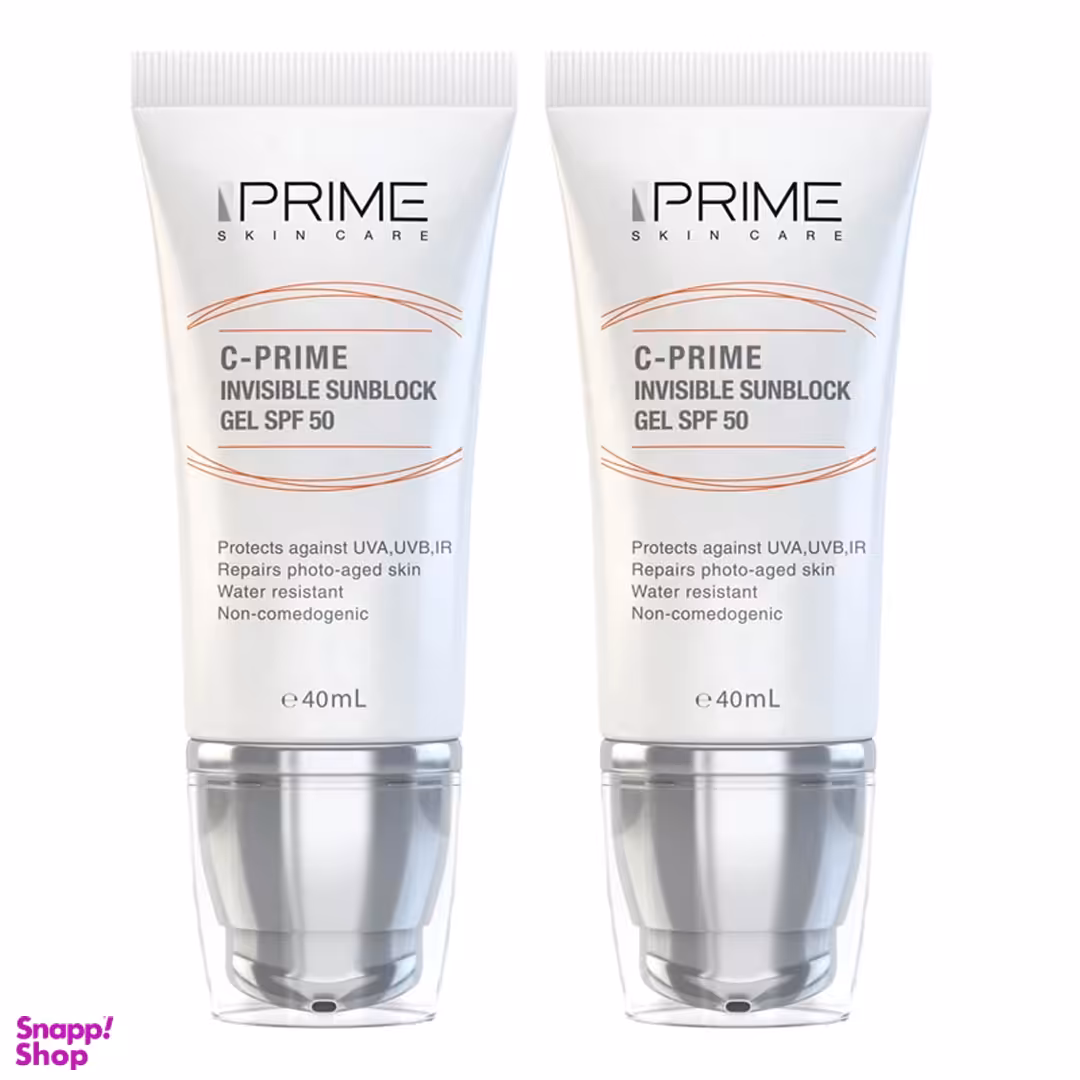 ژل ضد آفتاب پریم سری C-PRIME حجم 40 میلی‌‌ لیتر مجموعه 2 عددی