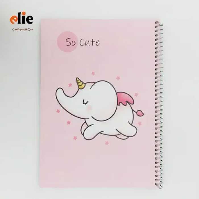 دفتر 100 برگ سیمی ایمان طرح 14