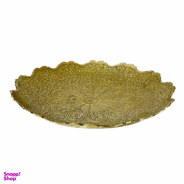 شیرینی خوری برنجی مدل گلبرگ کد 2064