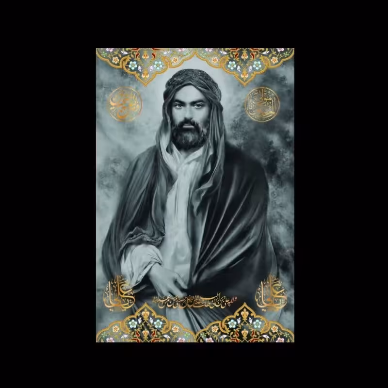 پرچم مخمل مناسب  پشت منبر عید غدیر سایز 140در200 سانت  کدq651