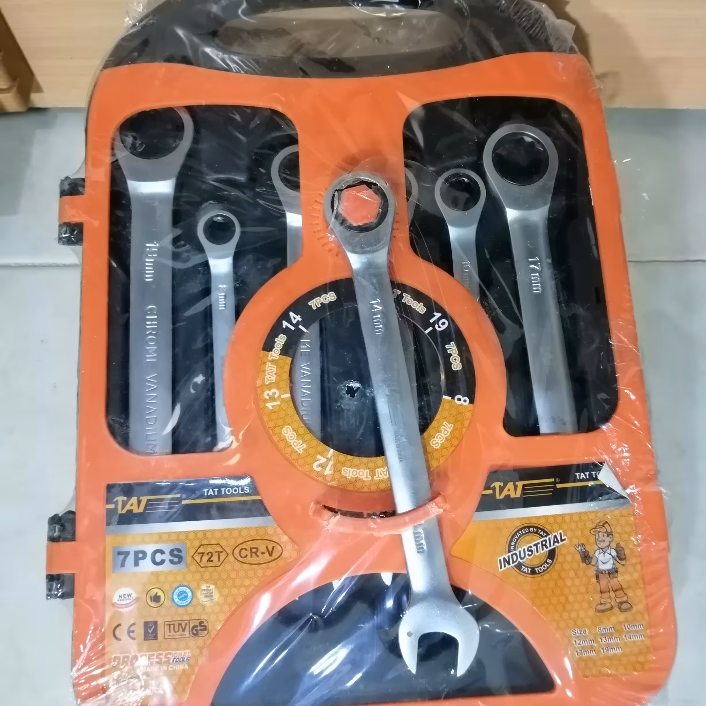 مجموعه آچار جغجغه 7عددی