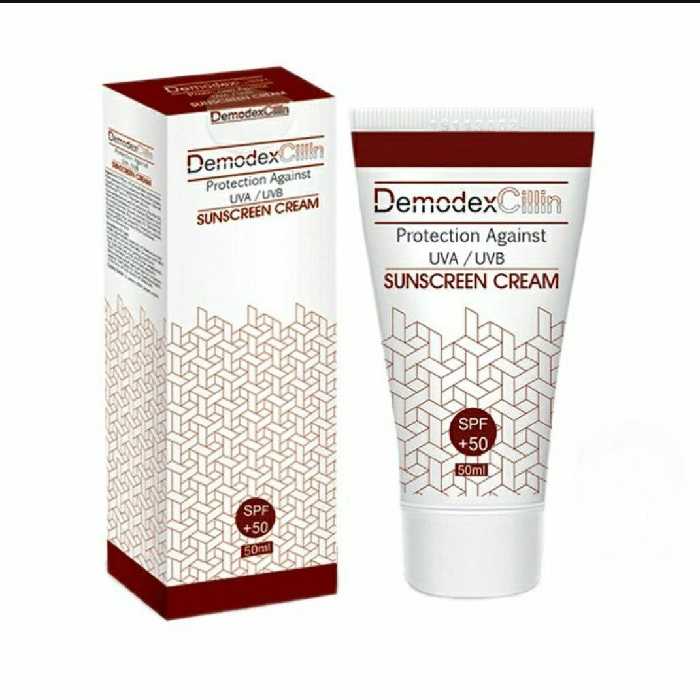 کرم ضد آفتاب رنگی دمودکسیلین spf50 ( رنگ رز بژ )