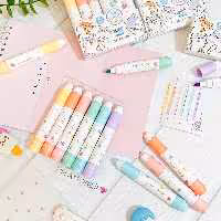 هایلایتر پاستلی 6 رنگ مداد(ماژیک هایلایت)