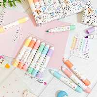 هایلایتر پاستلی 6 رنگ مداد(ماژیک هایلایت)