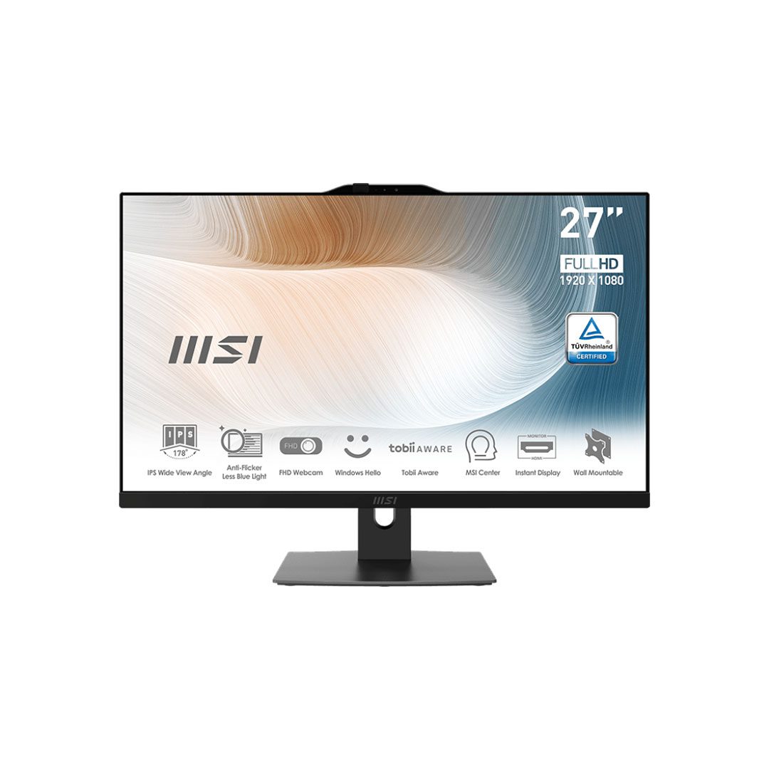 مشخصات،قیمت و خرید کامپیوتر همه کاره ام اس آی MSI Modern AM272P 12M Black i5 1240P 16GB 1TB SSD Intel | آبتین مال
