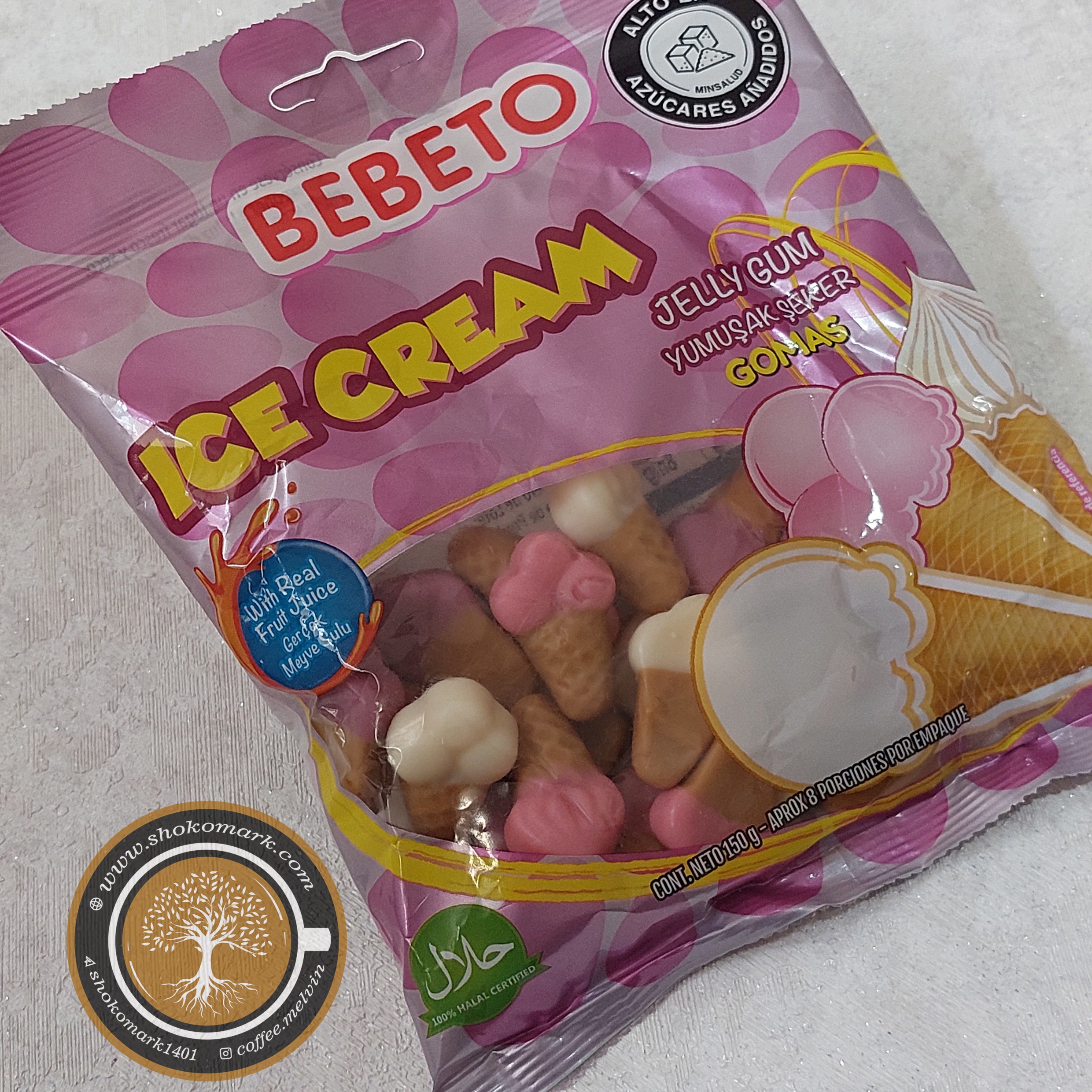 پاستیل بستنی BEBETO