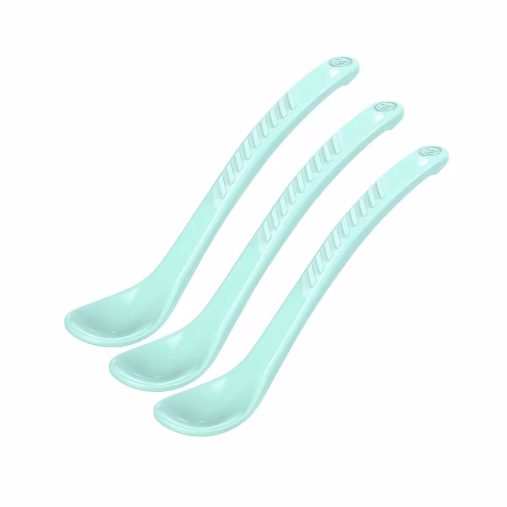 قاشق زاویه دار  4 ماه تویست شیک Twistshake بسته سه عددی سبز