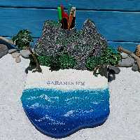 جامدادی رومیزی مینیاتوری(خلیج آبی)