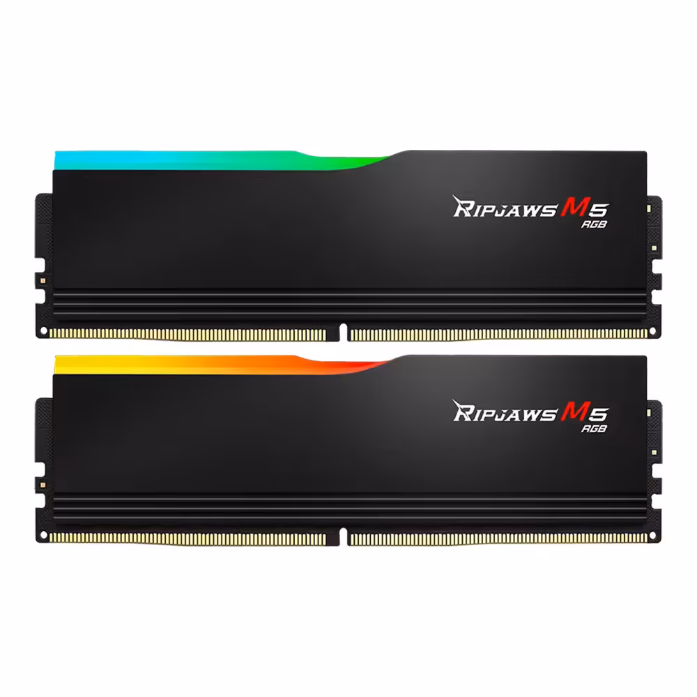 رم دسکتاپ جی اسکیل مدل Ripjaws M5 RGB Black DDR5 6400MHz CL36 ظرفیت 32 گیگابایت