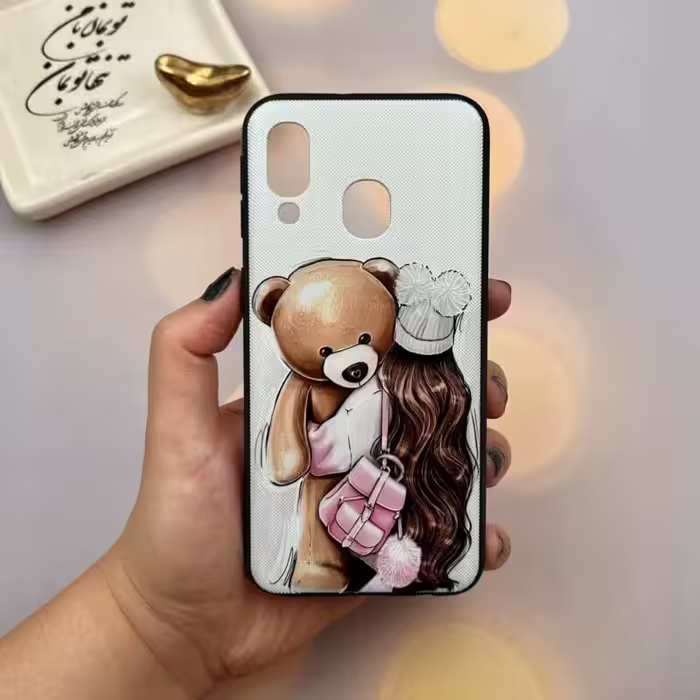 قاب گوشی Galaxy A40 سامسونگ دور ژله ای طرح فانتزی کد 33873