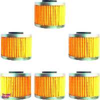 فیلتر روغن موتور سیکلت مهرو مدل MG2140p1606 مناسب برای پالس NS160 بسته 6 عددی