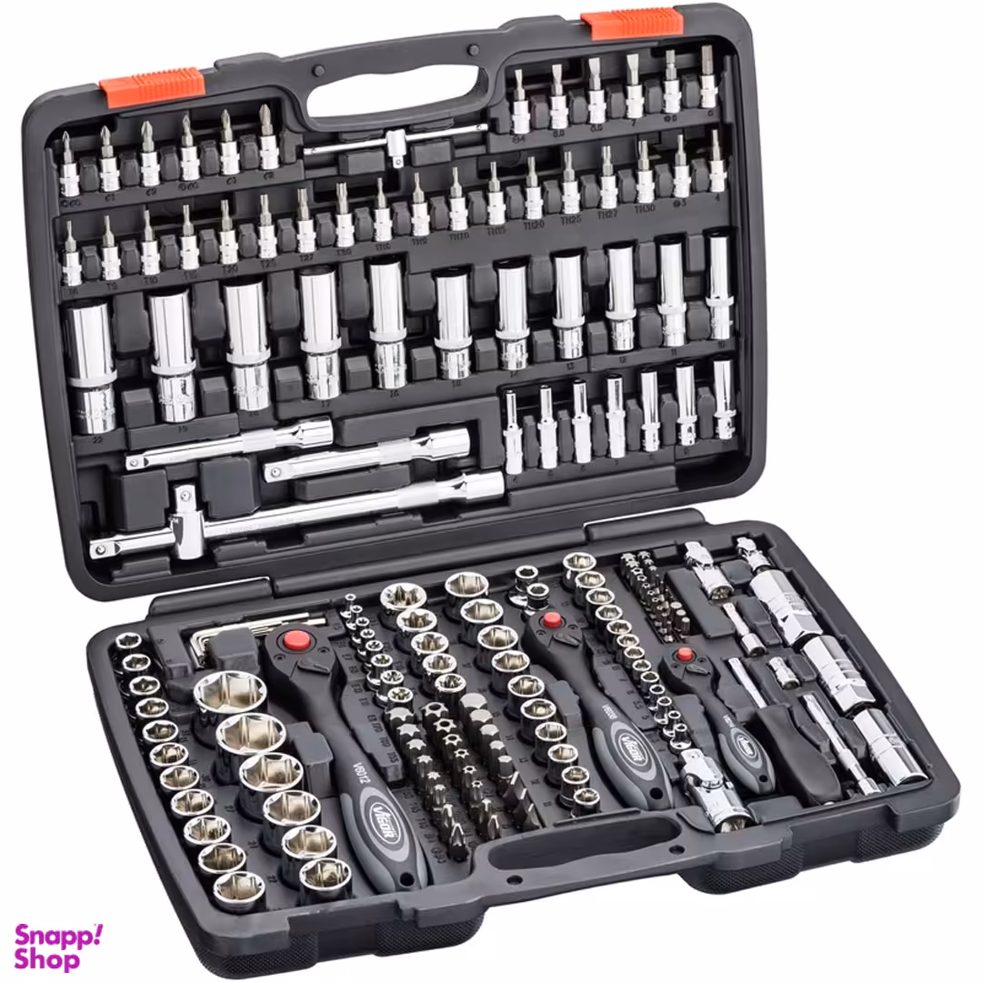 آچار و سری بکس ویگور کد V2461 مجموعه 172 عددی