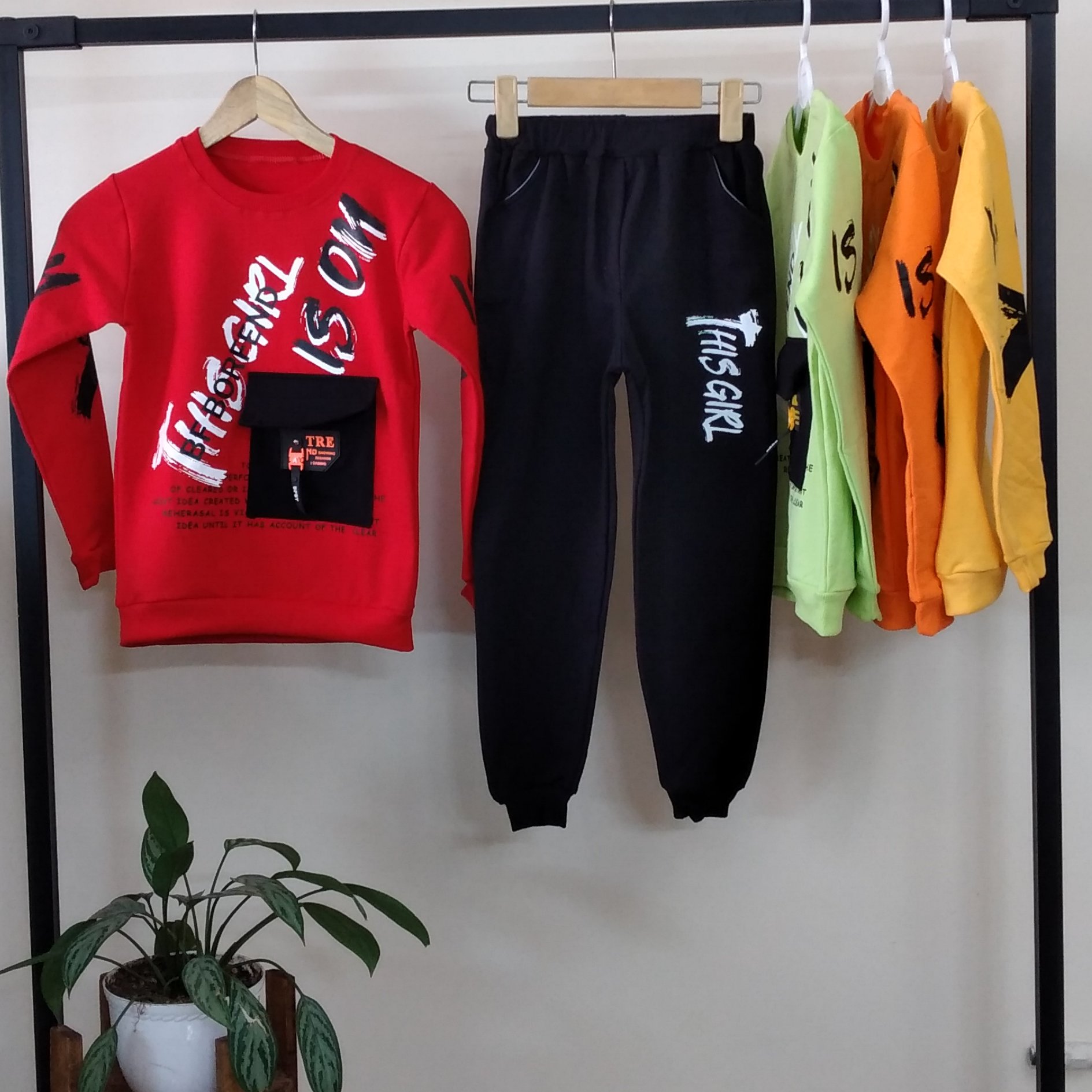 بلوز شلوار جیبدار پسرانه