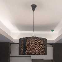 لوستر  آویز شید پارچه ای  در رنگبندی متنوع شید(پسکرایه)