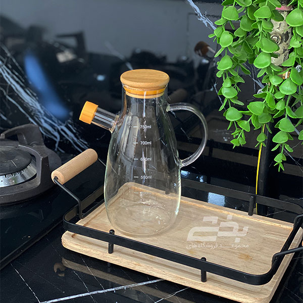 روغن ریز باریک 750 میل پیرکس درب بامبو