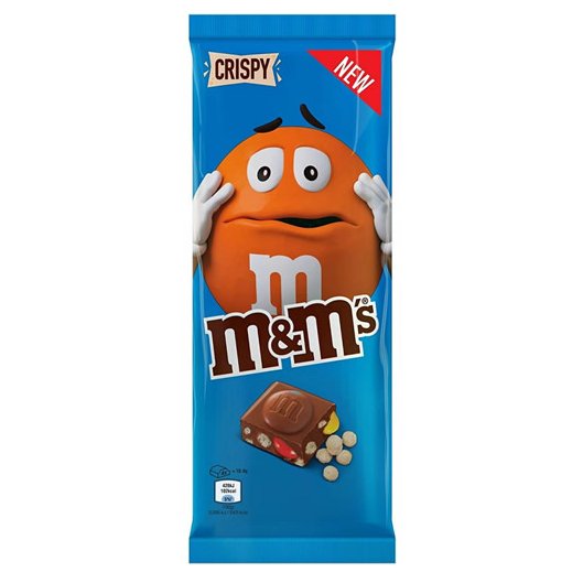 شکلات تخته ای (تبلت) ام اند امز m&m's کریسپی 150 گرمی محصول انگلستان