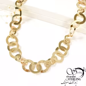 گردنبند دایره ای برند ژوپینگ زنانه کد:2979