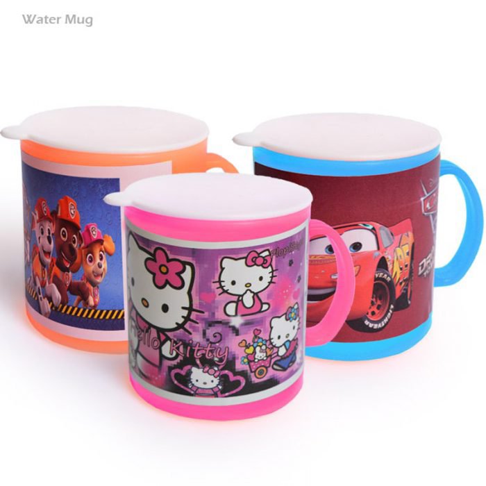 لیوان دسته دار و درب دار  پلاستیکی

