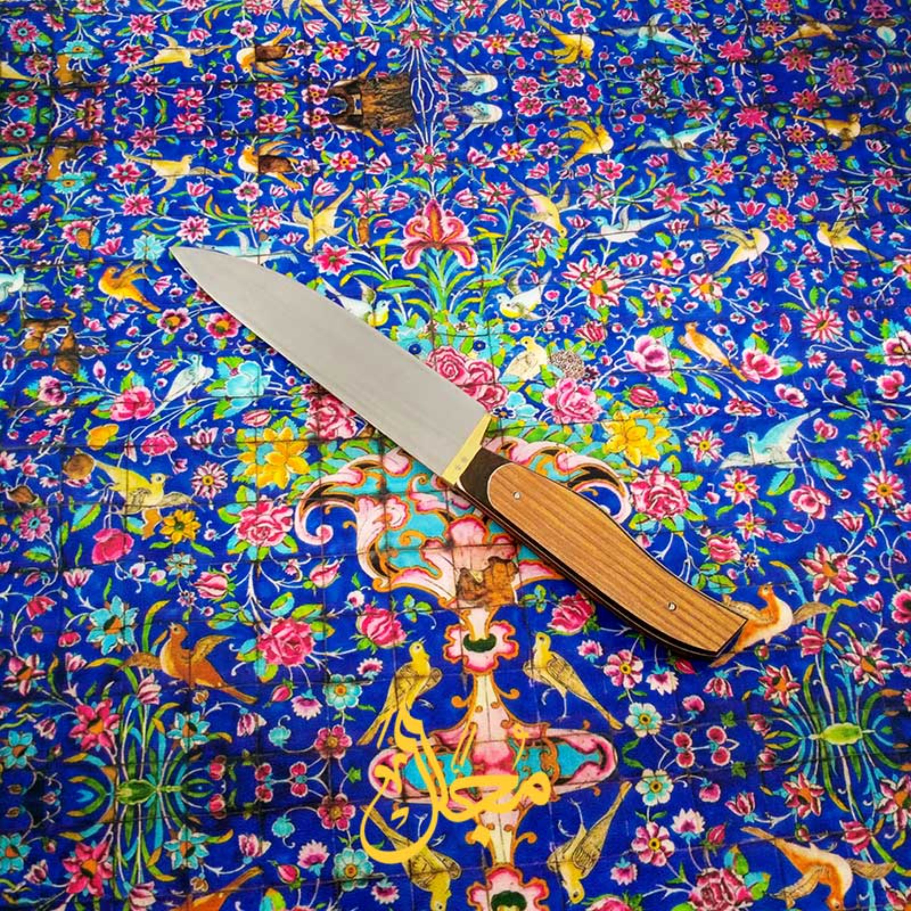 چاقوی آشپزخانه زنجان تیغه فولادی- سایز 2