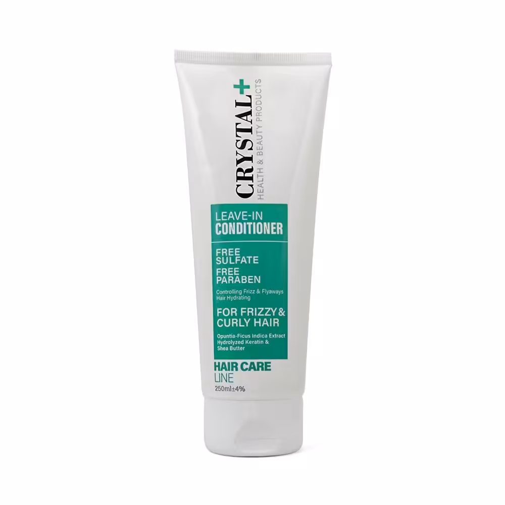 ماسک مو بدون آبکشی کریستال (موهای مجعد و وز دار) حجم 250 میل