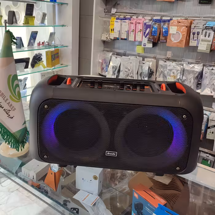 اسپیکر بلوتوث  قابل حمل مدل برودو Bordu داینامیک  2ساب 13اینچ 1709