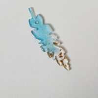 بوک مارک(نشانگرکتاب)رزینی طرح گل برگ سایز کوچک