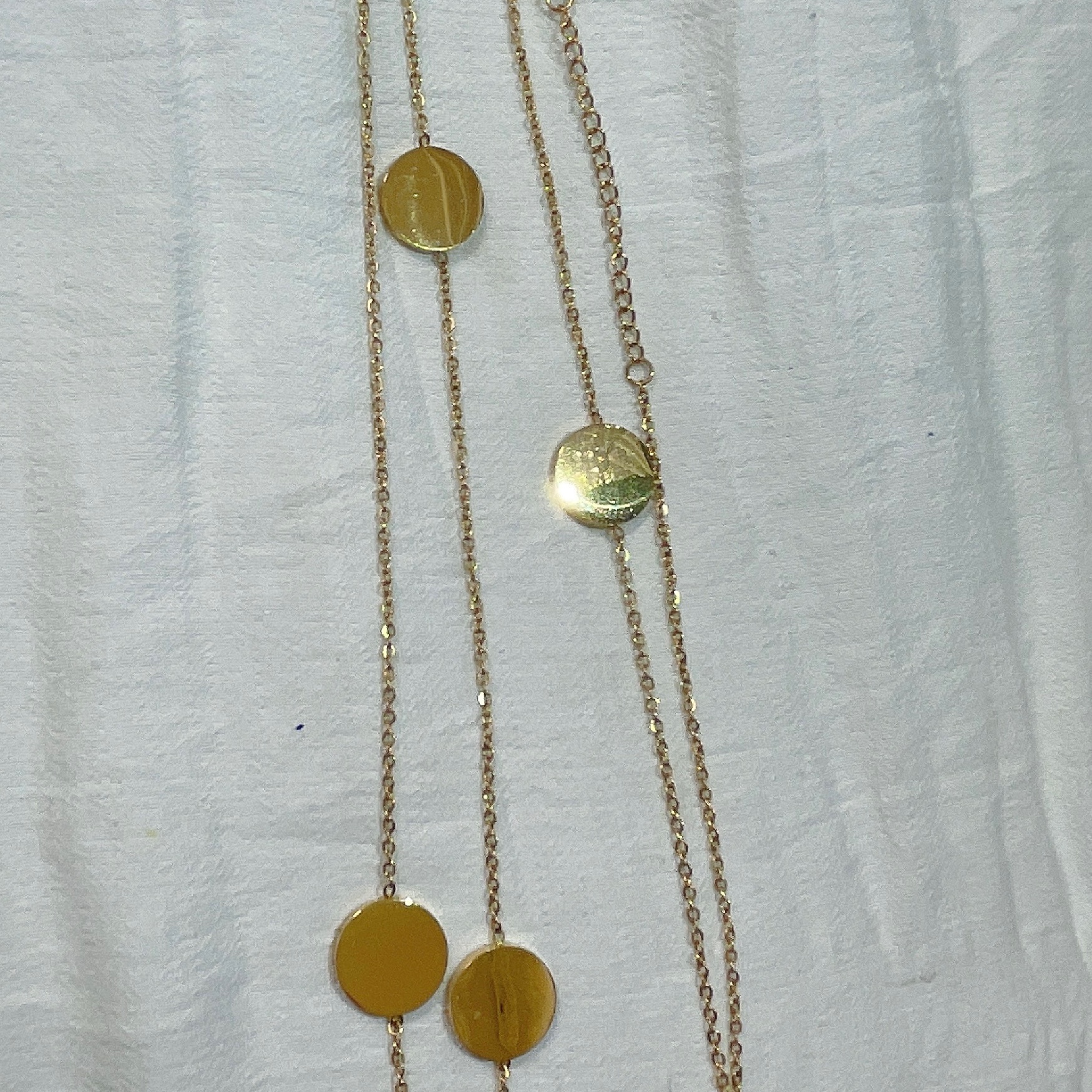 گردنبند رولباسی استیل شیک ضد حساسیت و رنگ ثابت